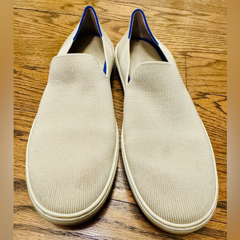 Rothy’s The Sneaker Slip On Sand 8.5 EU 39 w Box